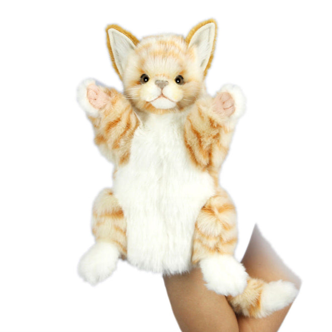 Ginger Cat Puppet by Hansa