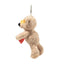 Pendant Fynn Teddy bear – Love | Beige