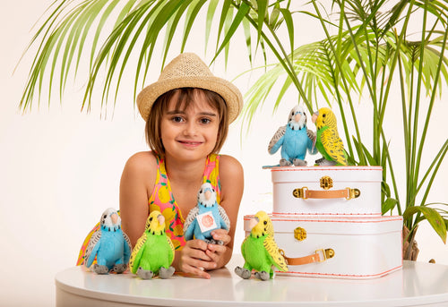 Alba | green budgie soft toy